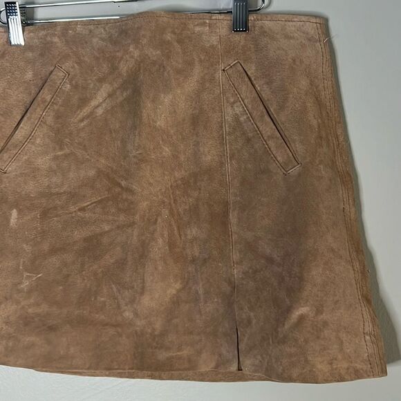 BLANK NYC 100% leather mini skirt size 29 - Picture 2 of 7